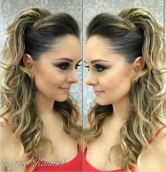 39 ideas de peinados semi recogidos elegantes: puede ser en cabello lacio o chino y te verás preciosa