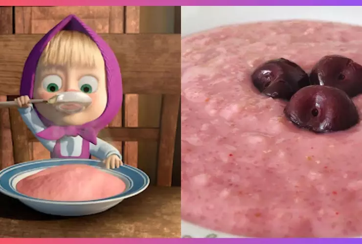 Receta de la avena de Masha y el Oso Fácil y rápida