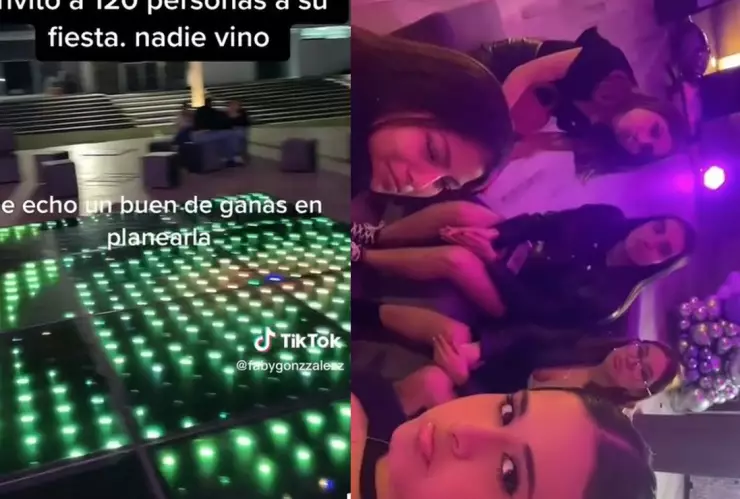 Festejada organiza lujosa fiesta y la dejan plantada.