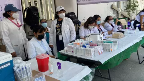 Módulos de atención médica Iztapalapa por viacrucis