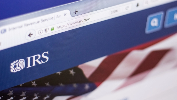 Sitio web del IRS