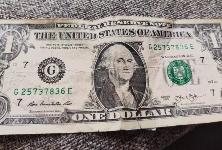 Billete de 1 dólar estadounidense