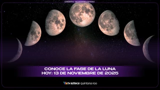 Fase de la Luna hoy 13 de noviembre de 2025: conoce cómo influye su energía en tu día