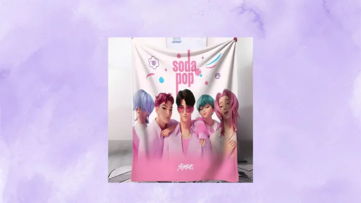 Frazadas inspiradas en los Saja Boys de Soda Pop