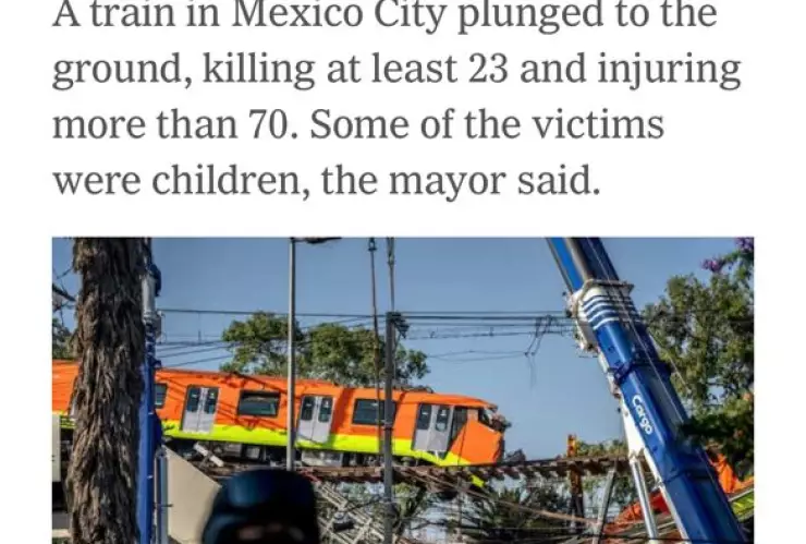 Tragedia en el metro de la CDMX