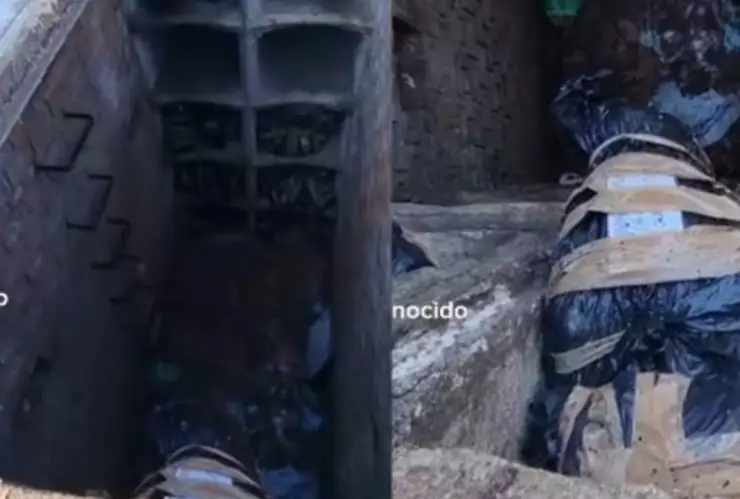 Así se ve una fosa común con cuerpos que no fueron reclamados