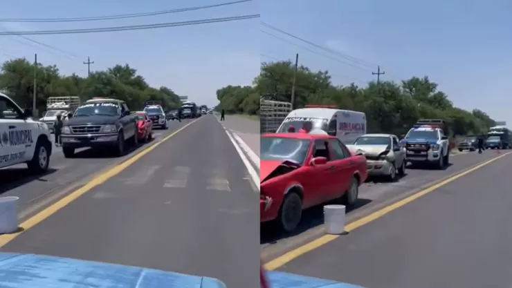 Carambola paraliza la carretera Puebla-Tehuacán hoy: Vehículos bloquean paso