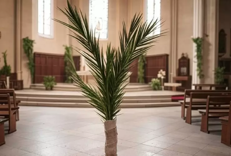 Por esta razón se queman las palmas del Domingo de Ramos, tras celebración en Guanajuato