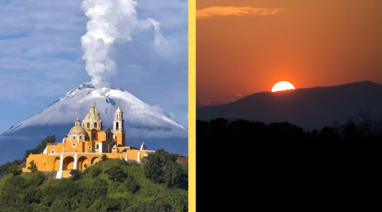 atardecer pueblo mágico