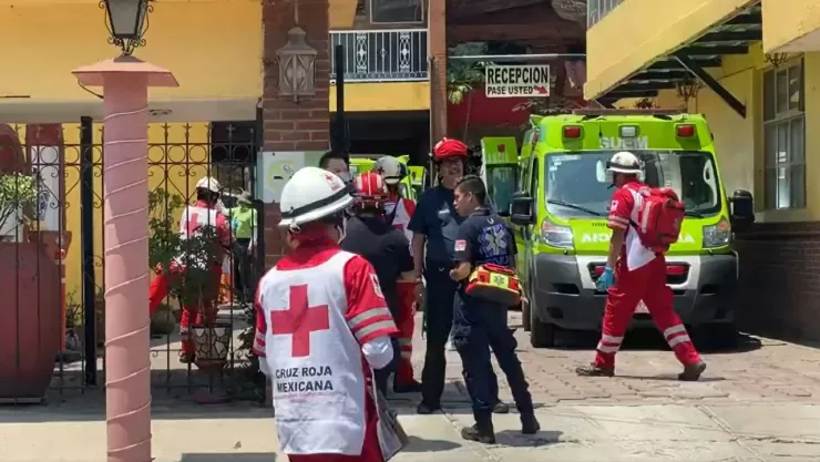 Elementos de emergencia se movilizaron por una intoxicación masiva en Guanajuato