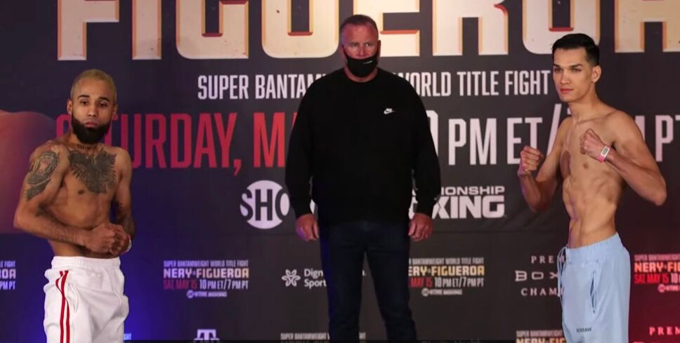 Luis Pantera Nery vs Brandon Figueroa pesaje