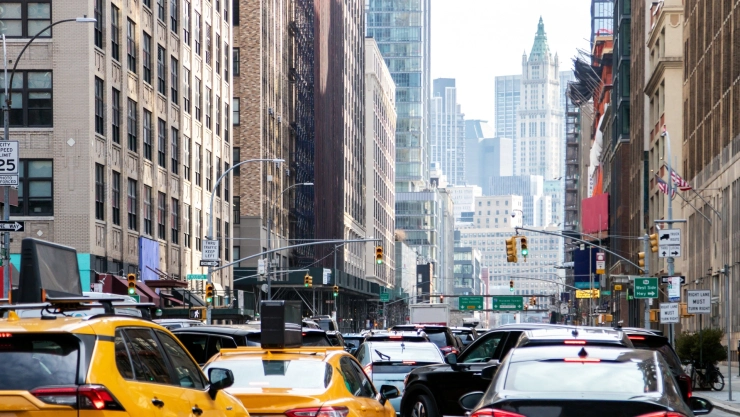 Tráfico en Manhattan