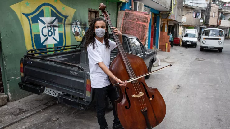 Daily Life at Instituto Baccarelli In Heliopolis Favela Amidst the Coronavirus (COVID -19) Pandemic