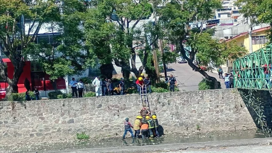 hombre cayó al Río Zahuapan