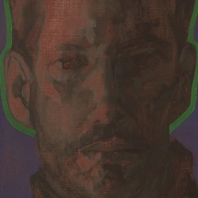 Juan Carlos del Valle, Yo mero III, óleo sobre tela, 60 x 50 cm