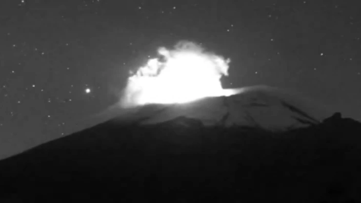 actividad volcán popocatépetl hoy