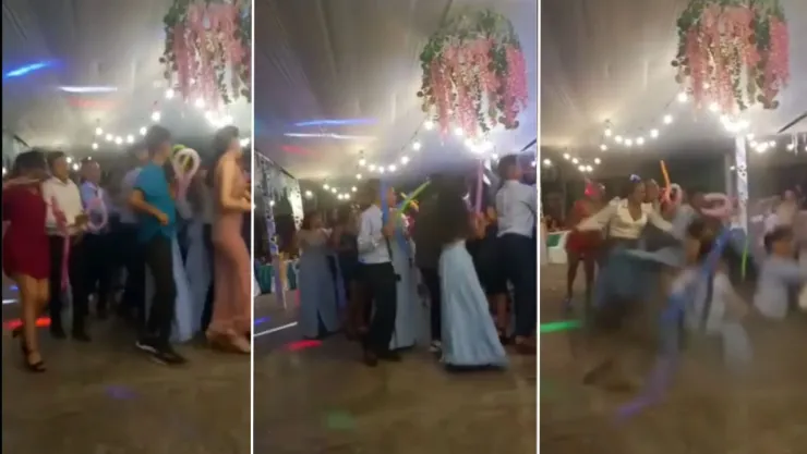 Fiesta de XV años termina en tragedia el piso se abrio y se tragó a los invitados