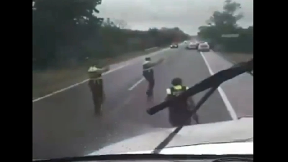 balacera en la autopista México-Tuxpan hoy 23 de abril de 2024