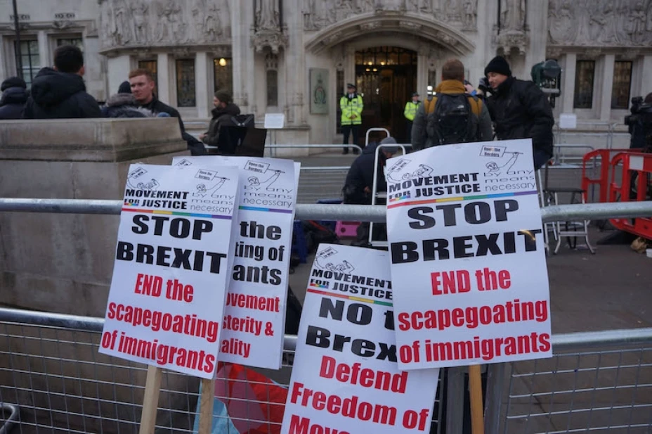 Protestas contra Brexit