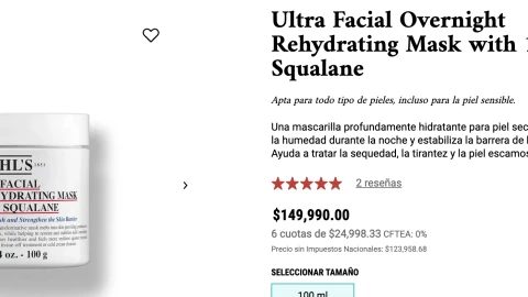 mascarilla hidratante ideal para pieles secas