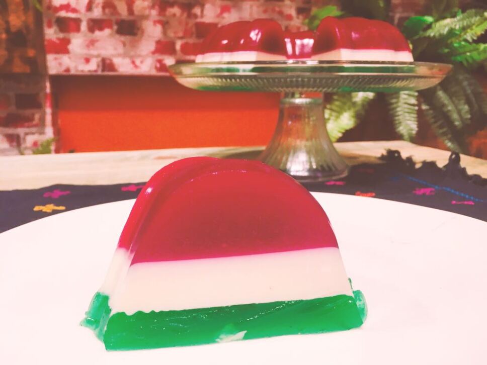 Gelatina tricolor, cocineros mexicanos