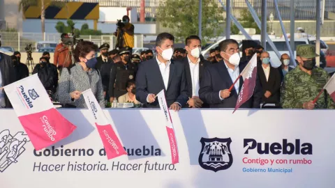 El Gobernador Miguel Barbosa Huerta celebró que en la capital poblana se le dé prioridad a la seguridad como una política pública integral.