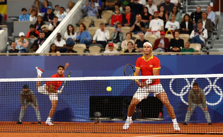 Carlos Alcaraz y Rafael Nadal