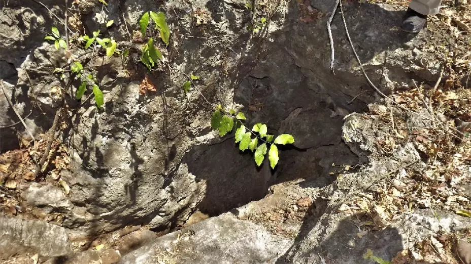 La Cueva de Comalapa donde encontraron los restos óseos