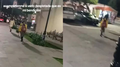 Pequeña niña sigue a una mujer desconocida; pensó que era su mamá y la reacción enamoró a las redes