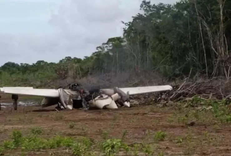Cae avioneta en las inmediaciones del Distrito de Toledo en Belice