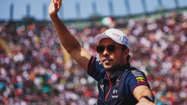 Checo Pérez en el GP de México