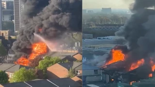 incendio almacen Londres