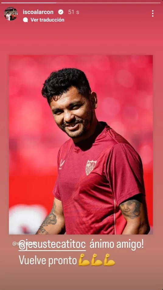 Isco también envió mensaje a Tecatito Corona