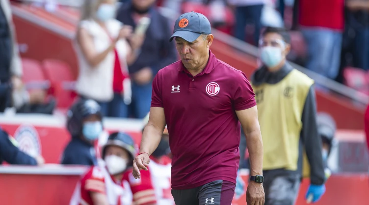Ignacio Ambriz, entrenador del Toluca, tras el partido ante el Pachuca