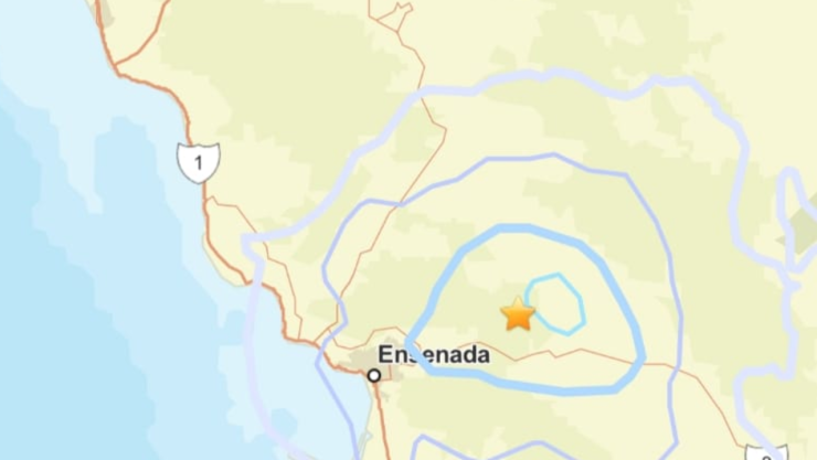 Tiembla en Ensenada. 