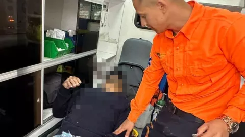 Hombre cae de un espectacular de 10 metros entre Acueducto y Patria