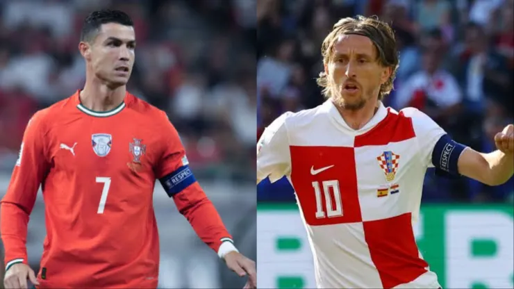 Cristiano Ronaldo y Luka Modrić, históricos futbolistas