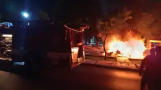 Incendio de juegos mecánicos