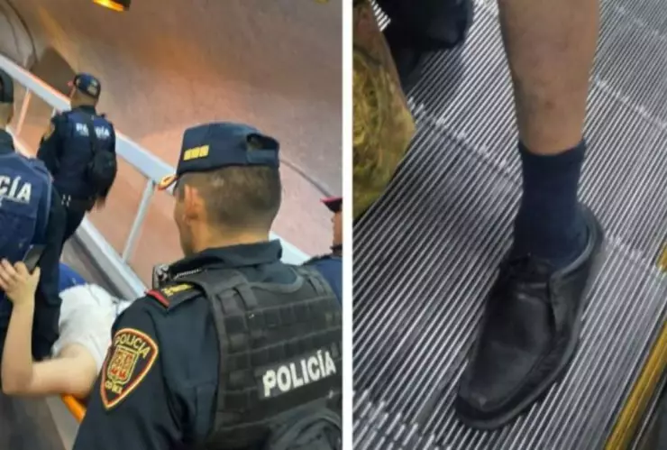 Accidente en el metro: Las escaleras eléctricas de Miguel Ángel de Quevedo fallaron y hay heridos