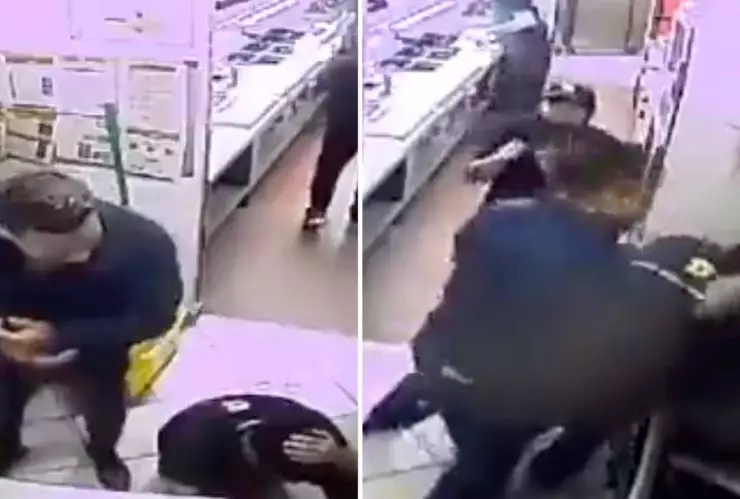 VIDEO: Sujeto agrede a empleado de restaurante de comida rápida; no es su primera víctima