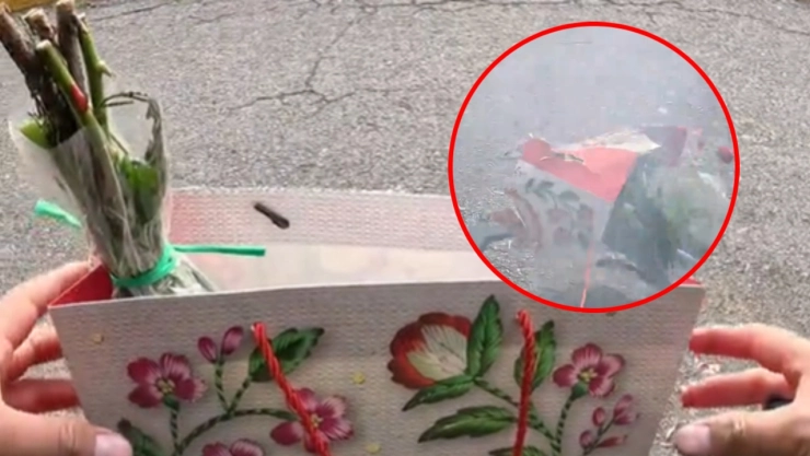 Paquete de flores explota a repartidor en Tultitlán, Edomex.