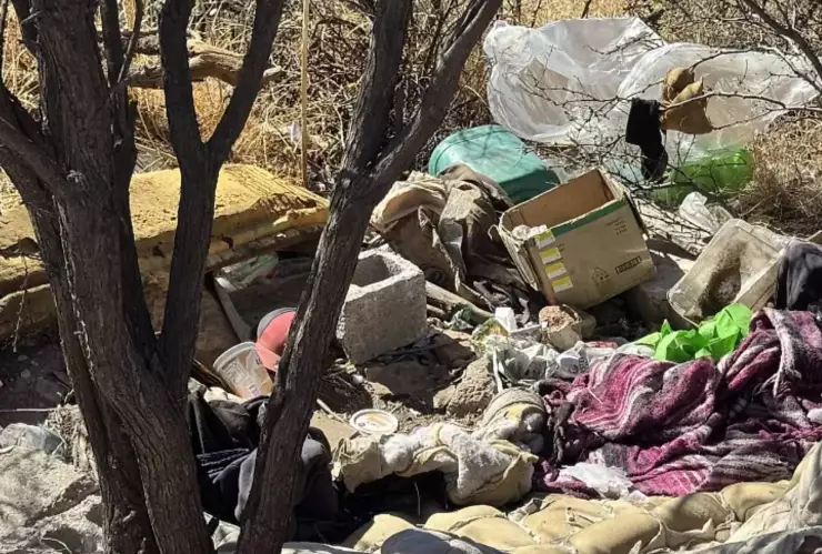 hombre sin vida Vía Corta Parral-Chihuahua