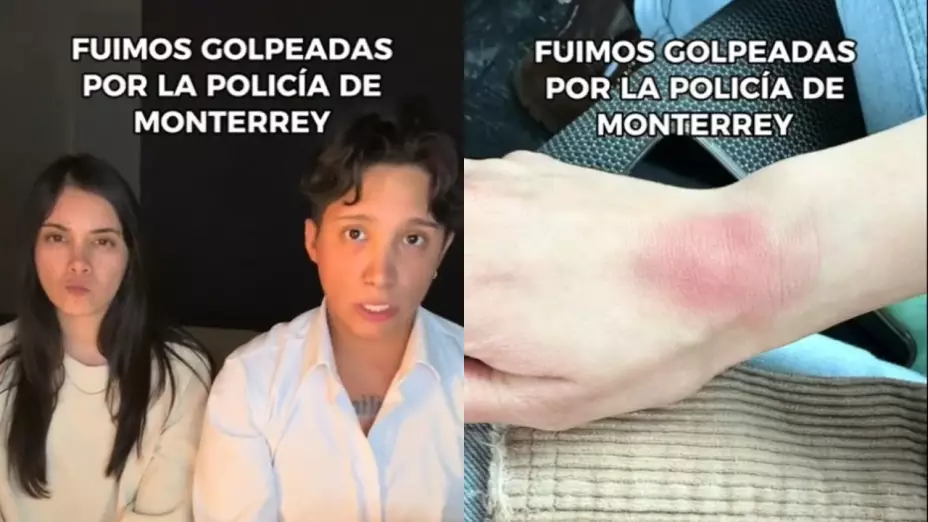 Dos mujeres fueron golpeadas por policías de Monterrey tras realizarles el alcoholímetro.