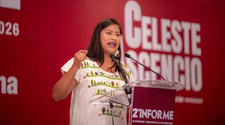 Senadora de Morena Celeste Ascencio.