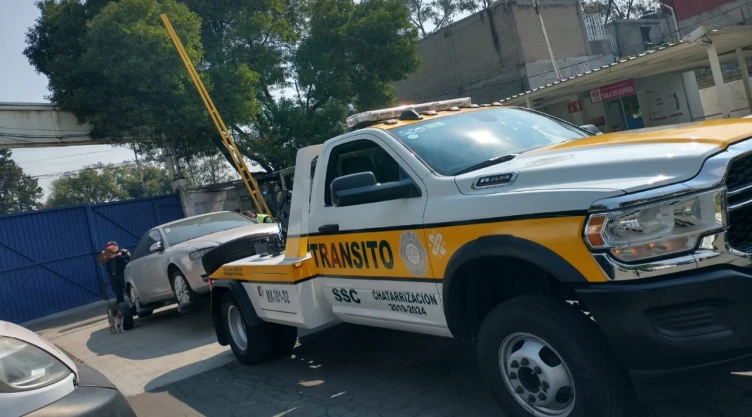 Auto corralón CDMX Infracción tránsito depósito vehicular