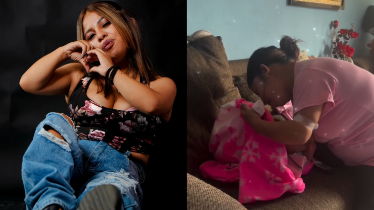 VIDEO_ Lupita TikTok recuerda a su hija a 4 meses de su muerte; publica fotos de su funeral.jpg