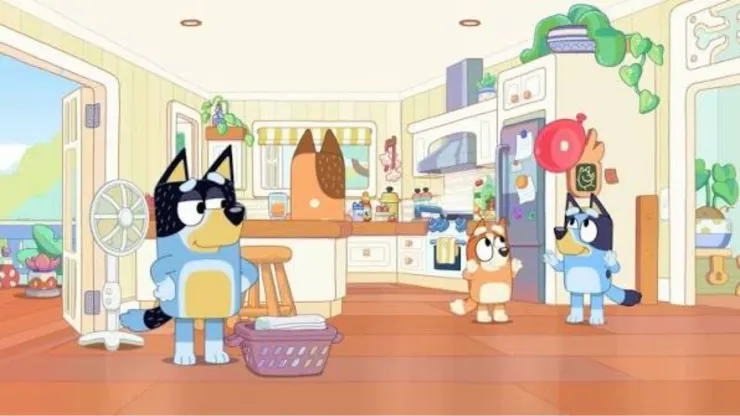 Capítulos de Bluey jugando