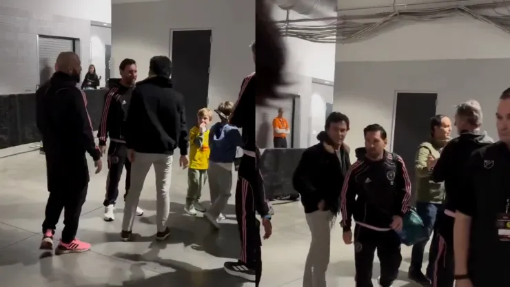 Chec Pérez y Lionel Messi, un encuentro en Las Vegas.jpg