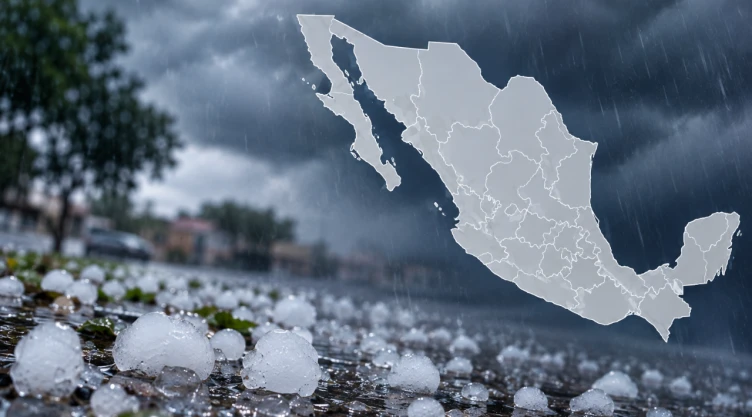 ¿A prepararse para granizo hoy? Estos son los estados de México donde se esperan lluvias muy fuertes