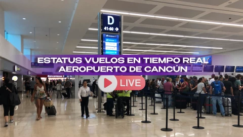 EN VIVO_ Estatus de vuelos hoy en el Aeropuerto de Cancún; viajes cancelados y demorados este 6 de enero de 2026.webp
